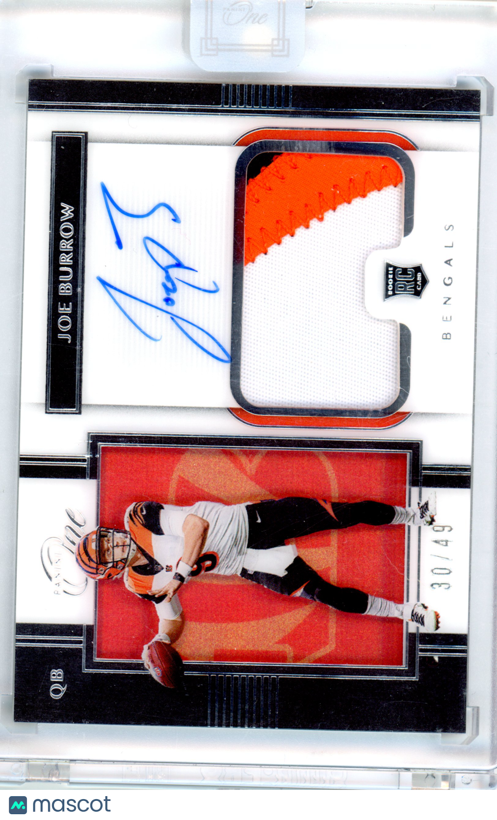 2020 PANINI ONE RPA /49 JOE BURROW