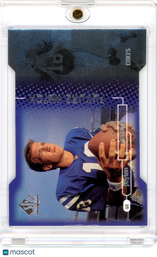 1998 Peyton Manning Upper Deck SP Authentic Future Watch Rookie 374/500 #14